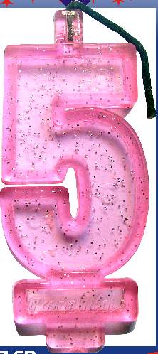 Vela big rosa