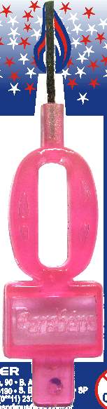 Vela tradicional rosa